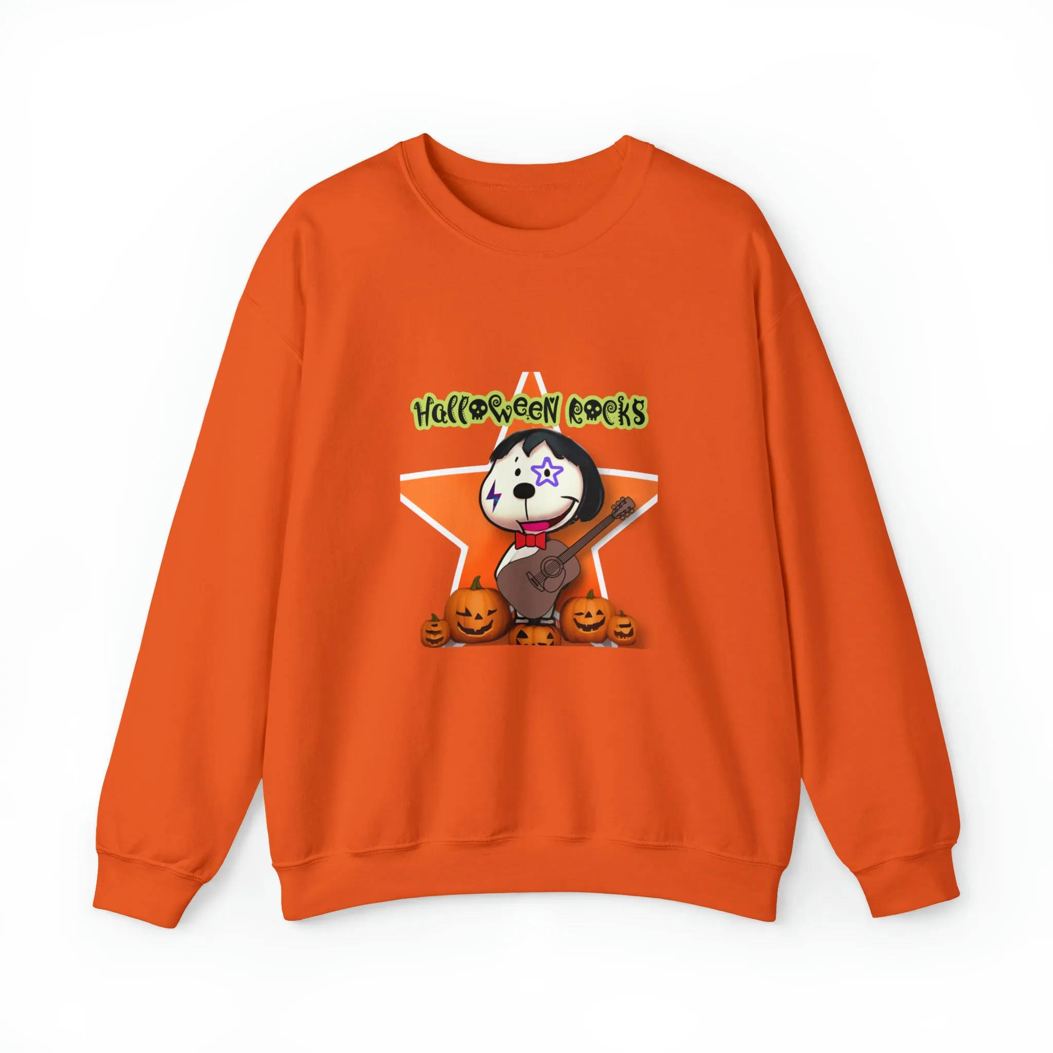 Halloween rocks Unisex Heavy Blend™ Crewneck Sweatshirt