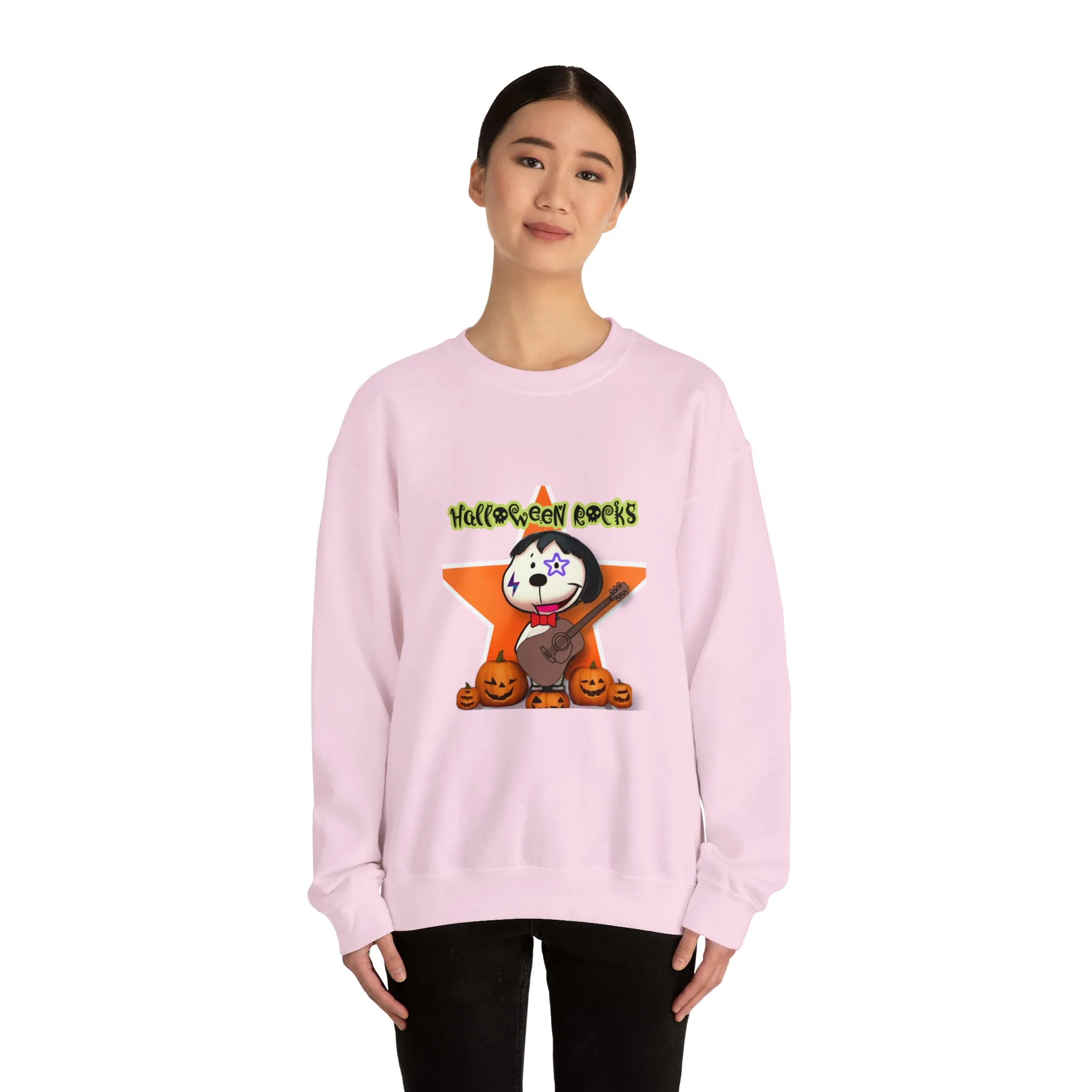 Halloween rocks Unisex Heavy Blend™ Crewneck Sweatshirt