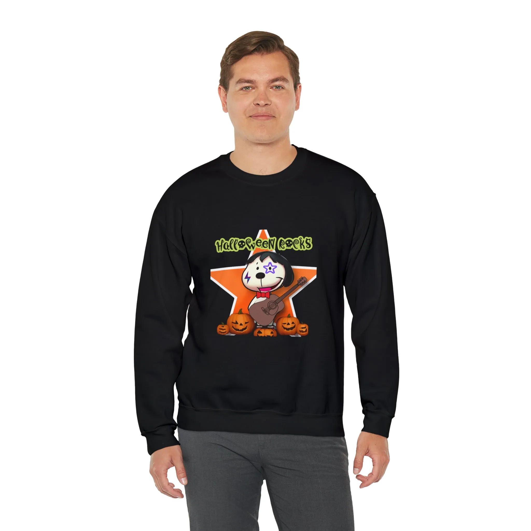 Halloween rocks Unisex Heavy Blend™ Crewneck Sweatshirt