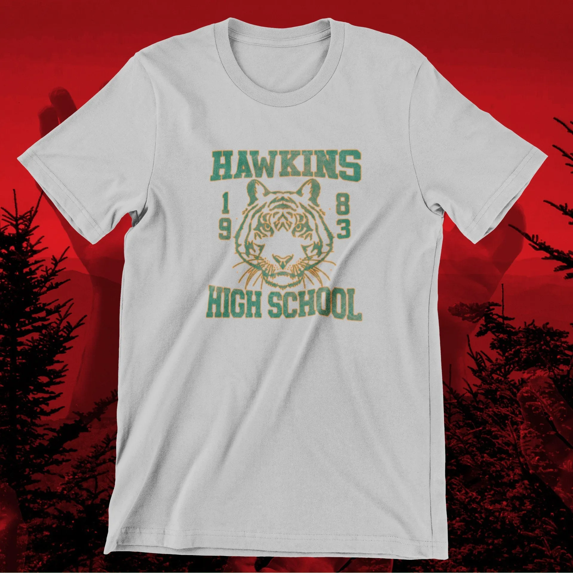 Hawkins High vintage style shirt.  Hawkins indiana.  Things are strange there