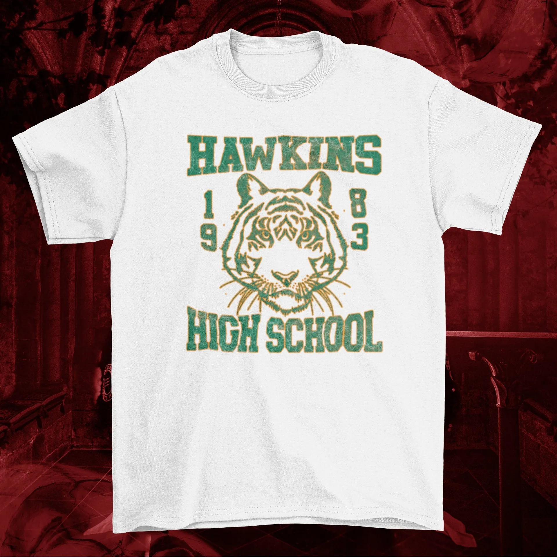 Hawkins High vintage style shirt.  Hawkins indiana.  Things are strange there