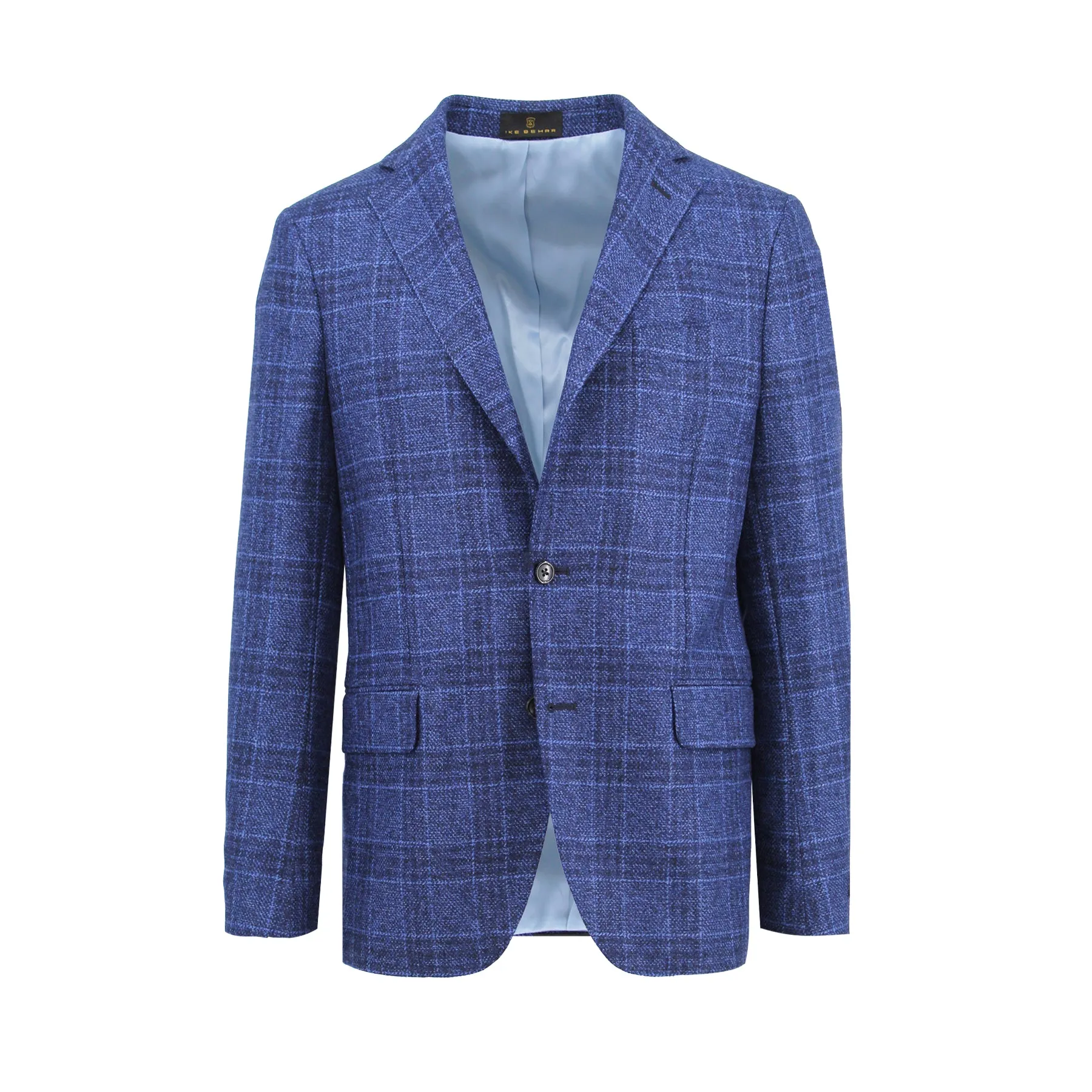 Light Navy Check Cashmere Sport Coat