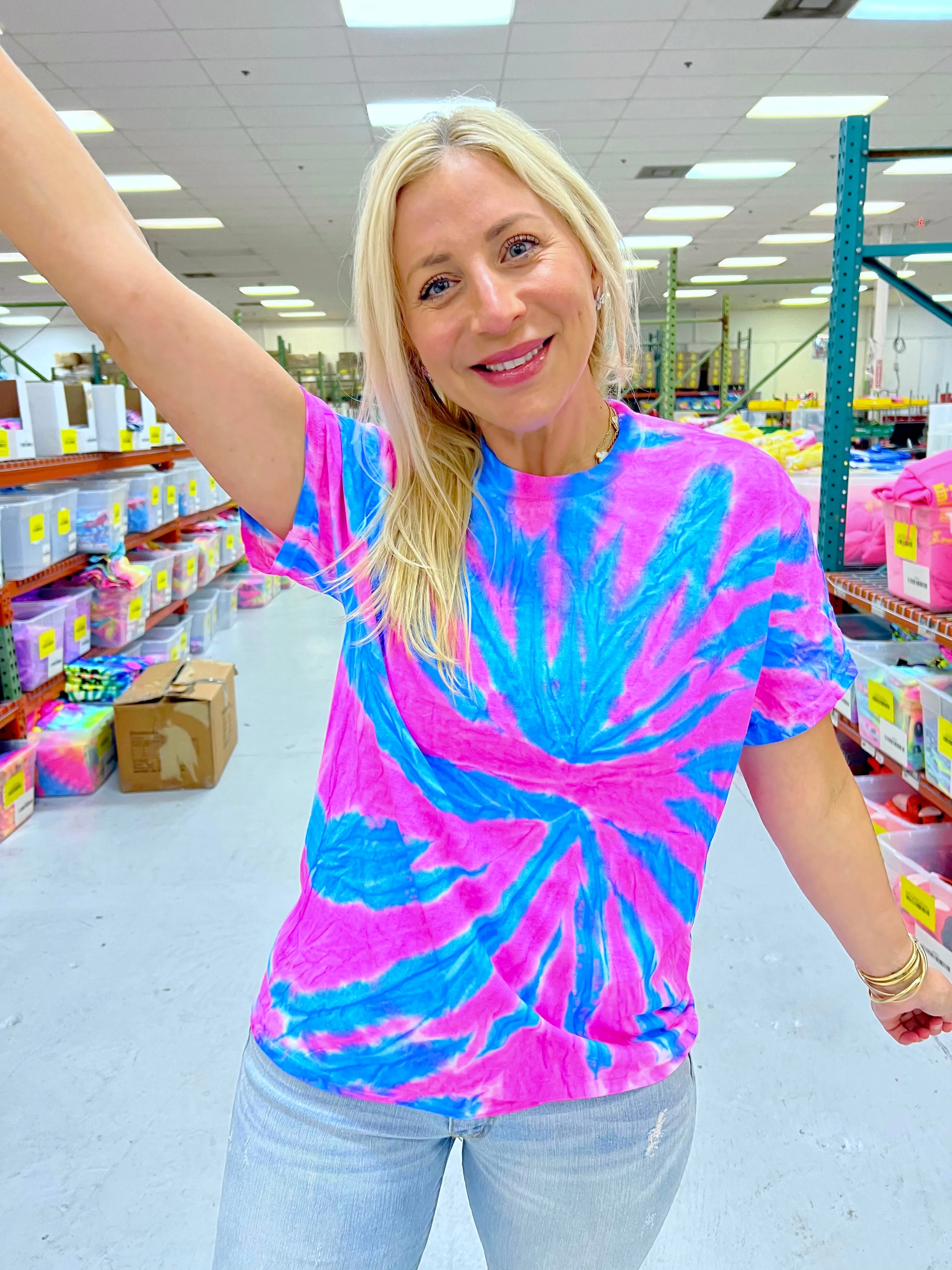 Malibu Breeze Tie-Dye Tee - Blank