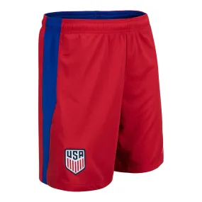 Men's Nike USA 2024 Stadium Away Red Shorts