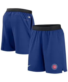 Men's shorts royal chicago cubs authentic collection flex vent max performance Nike