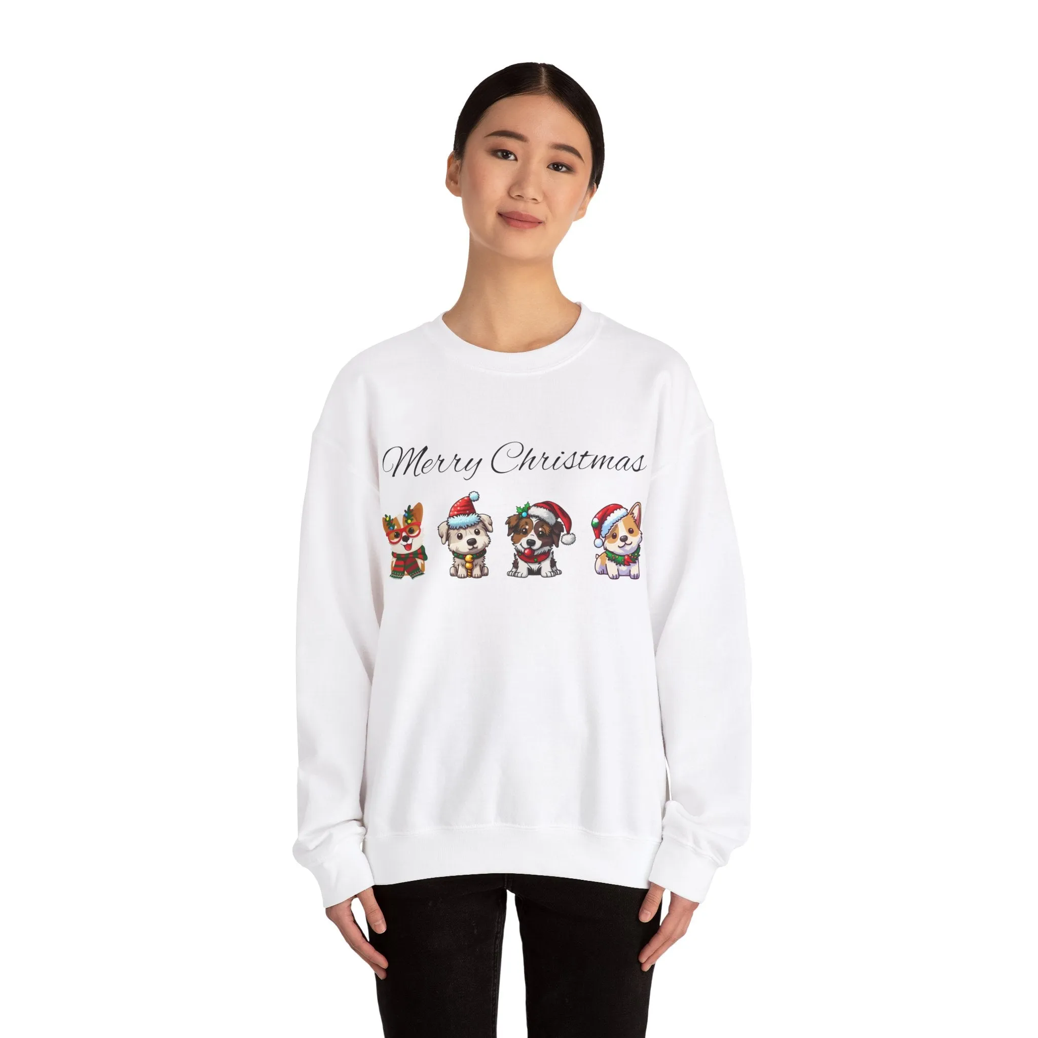 Merry Christmas Corgi Dog Lover Sweatshirt