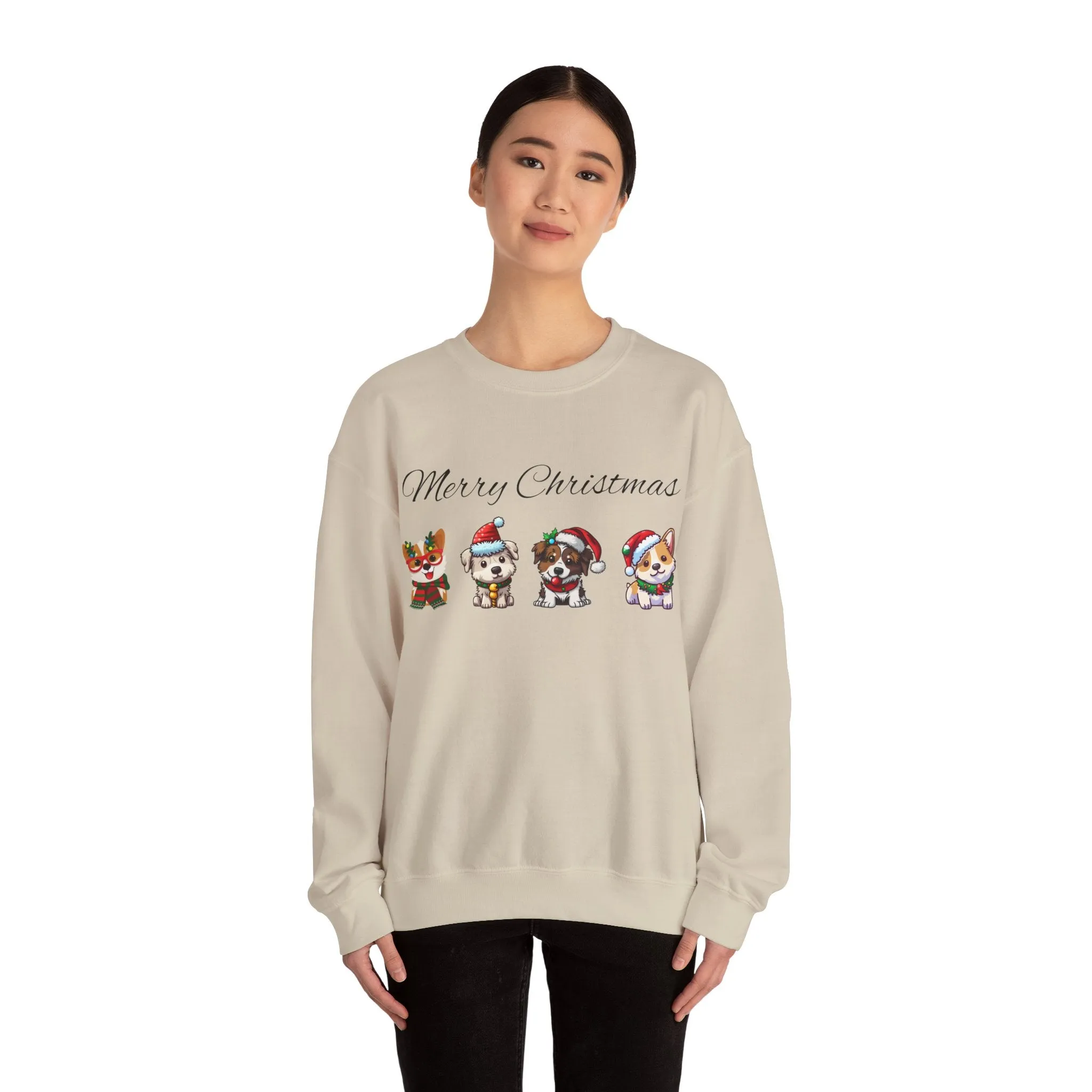 Merry Christmas Corgi Dog Lover Sweatshirt