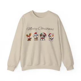 Merry Christmas Corgi Dog Lover Sweatshirt