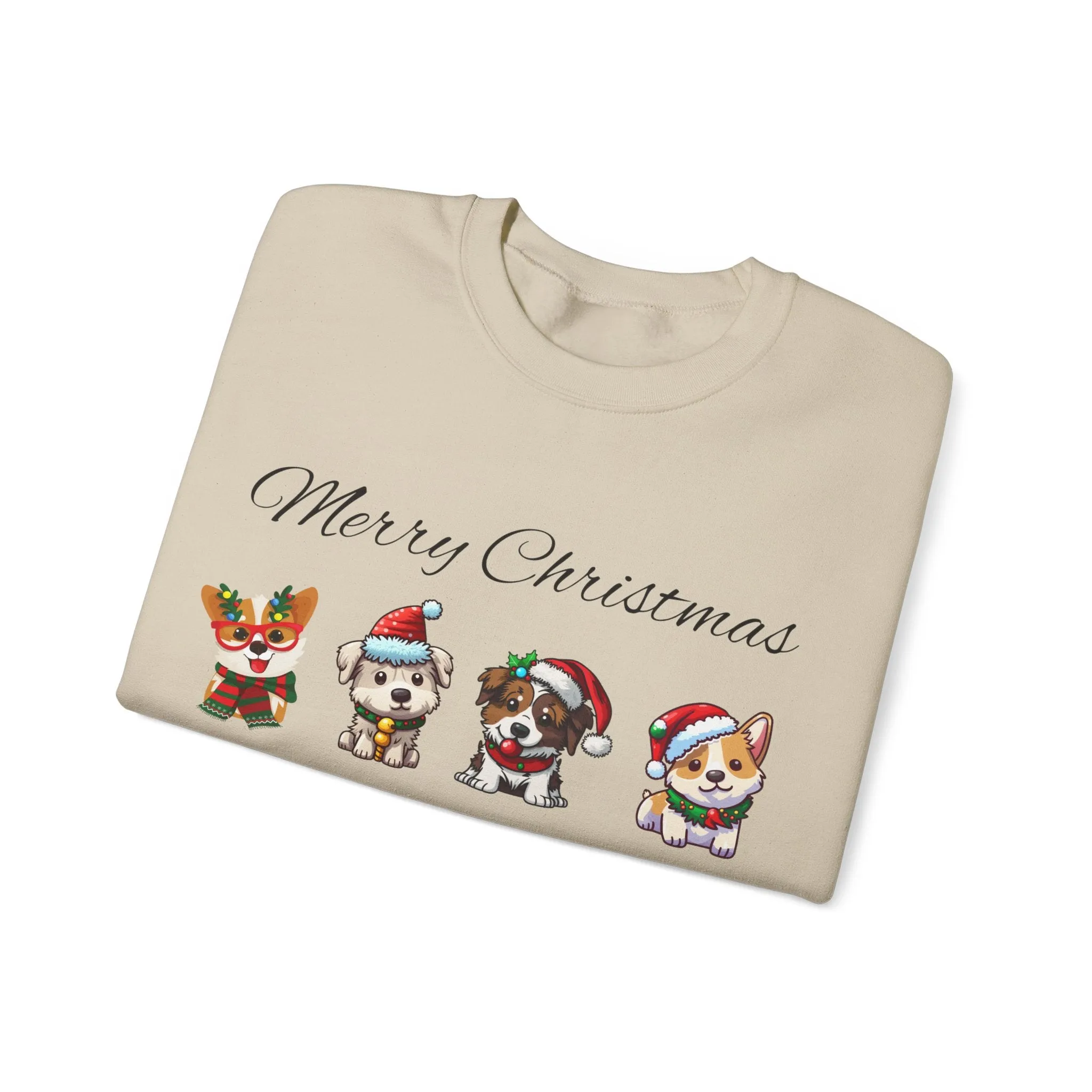 Merry Christmas Corgi Dog Lover Sweatshirt