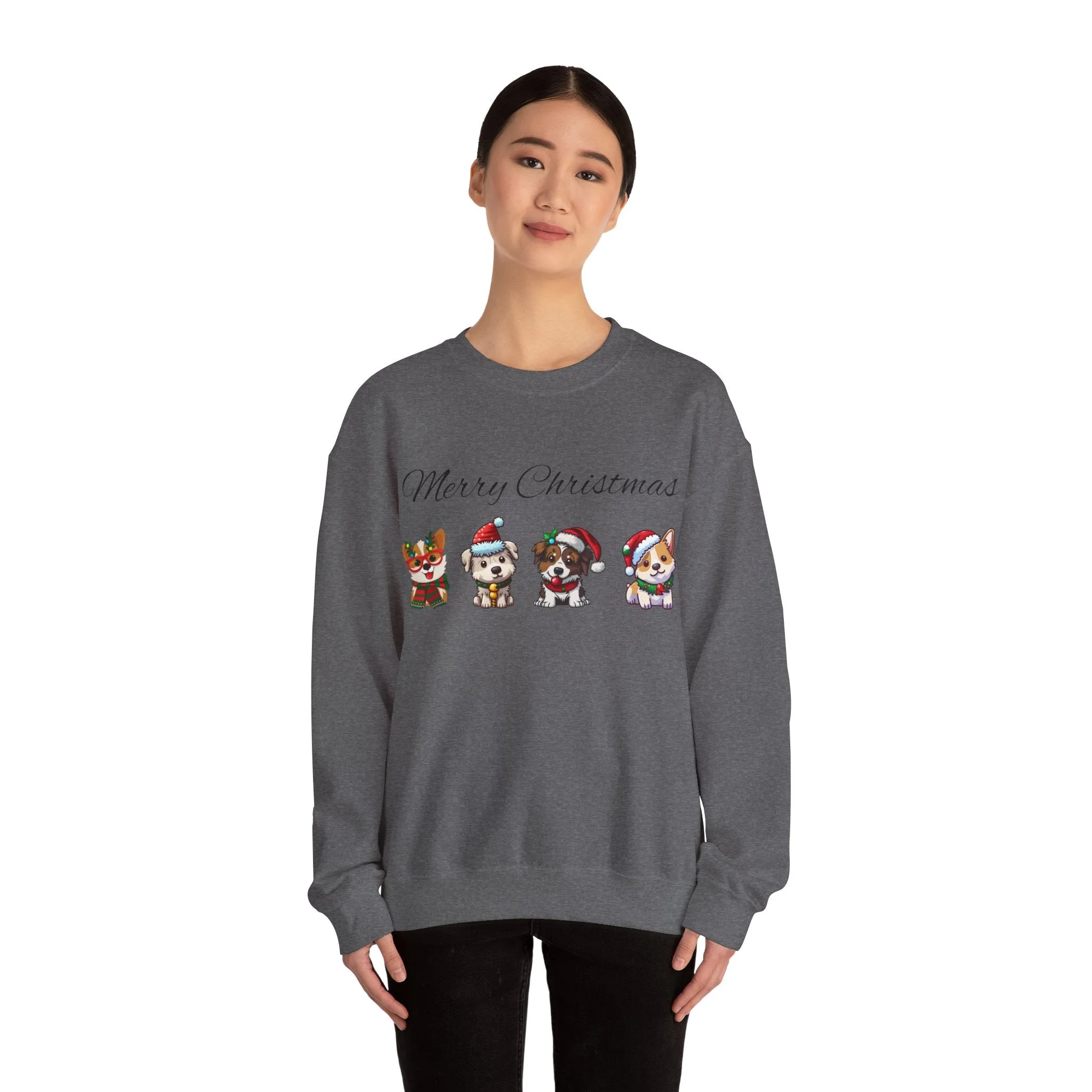 Merry Christmas Corgi Dog Lover Sweatshirt