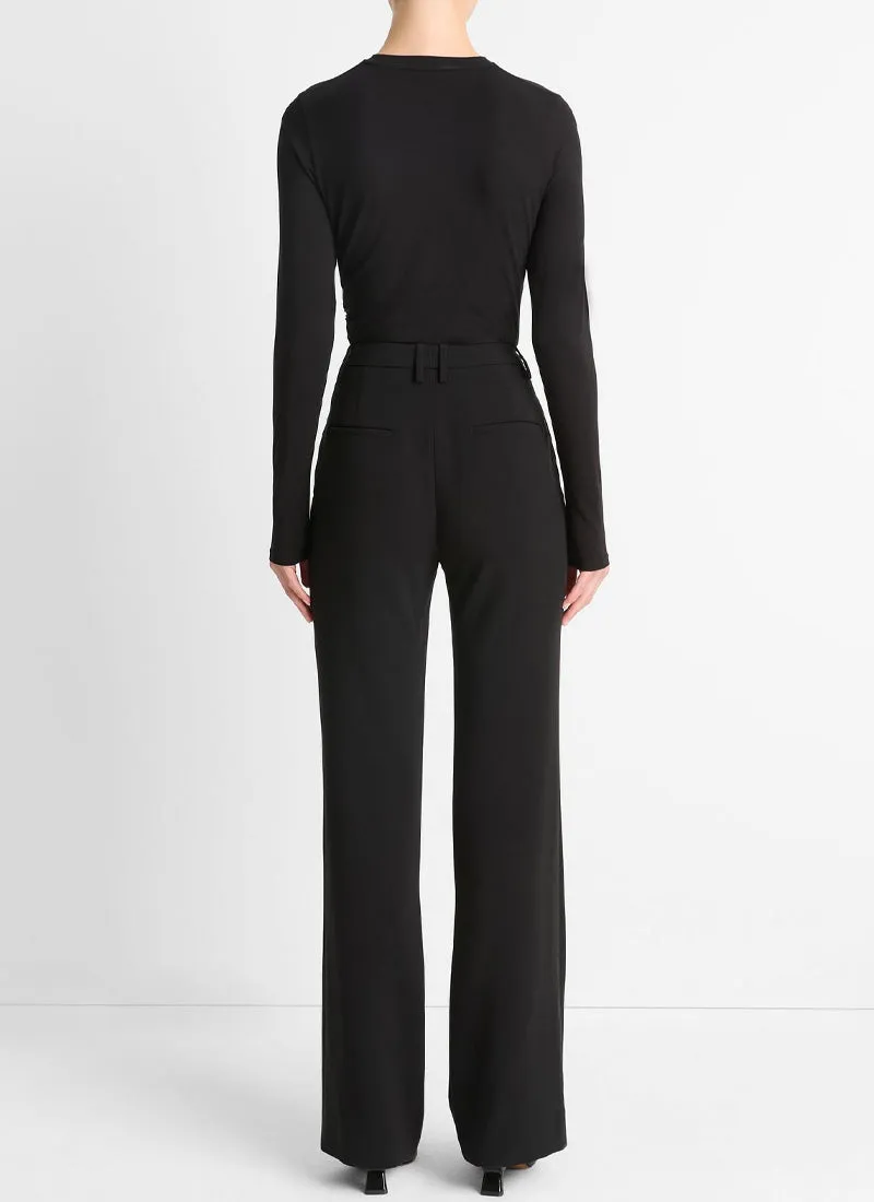 Mid-Rise Tailored Flare Pant