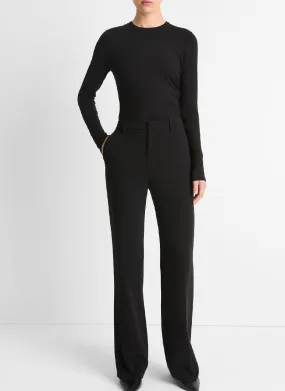 Mid-Rise Tailored Flare Pant