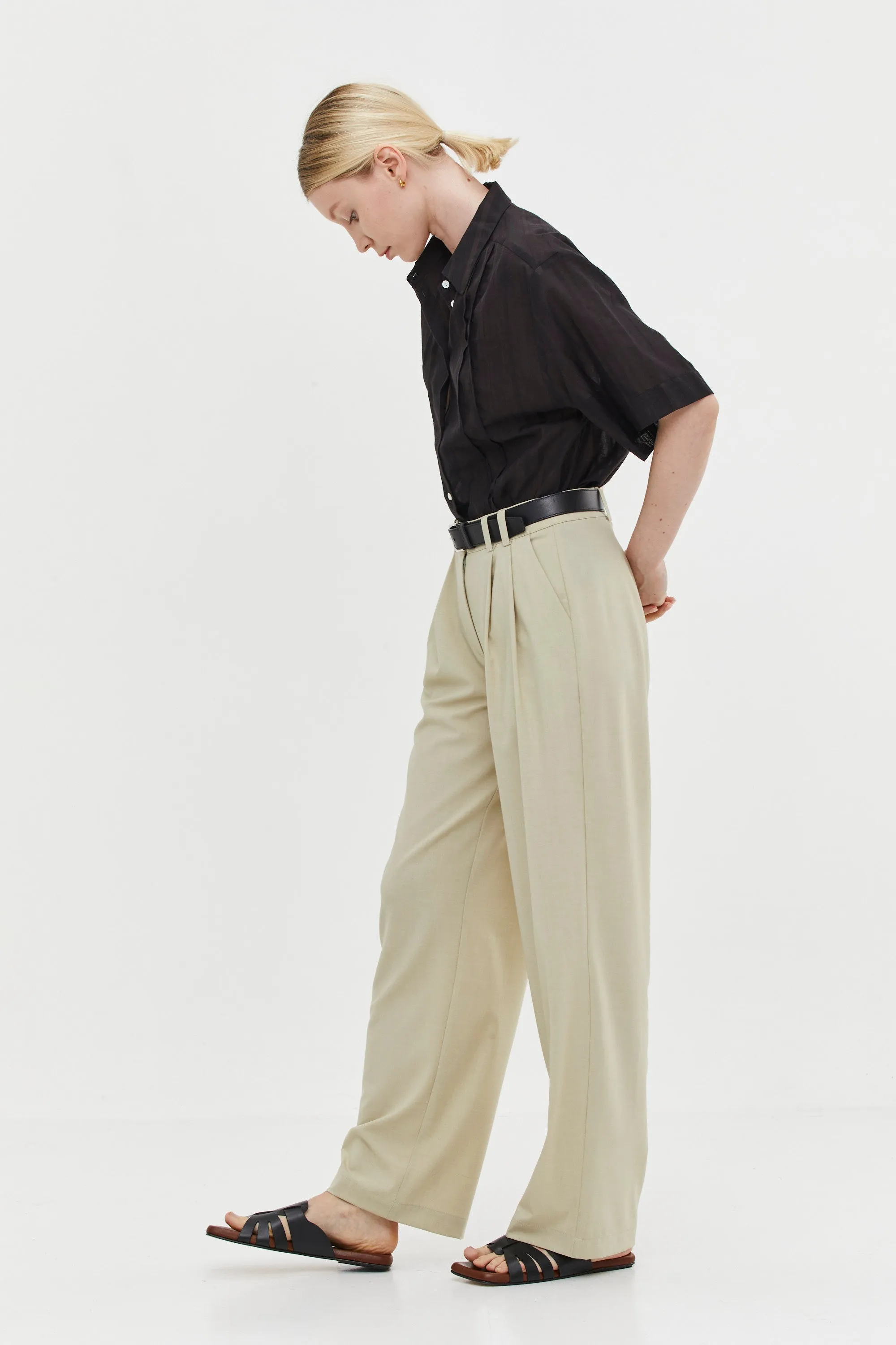 Noah Tailored Pants Beige