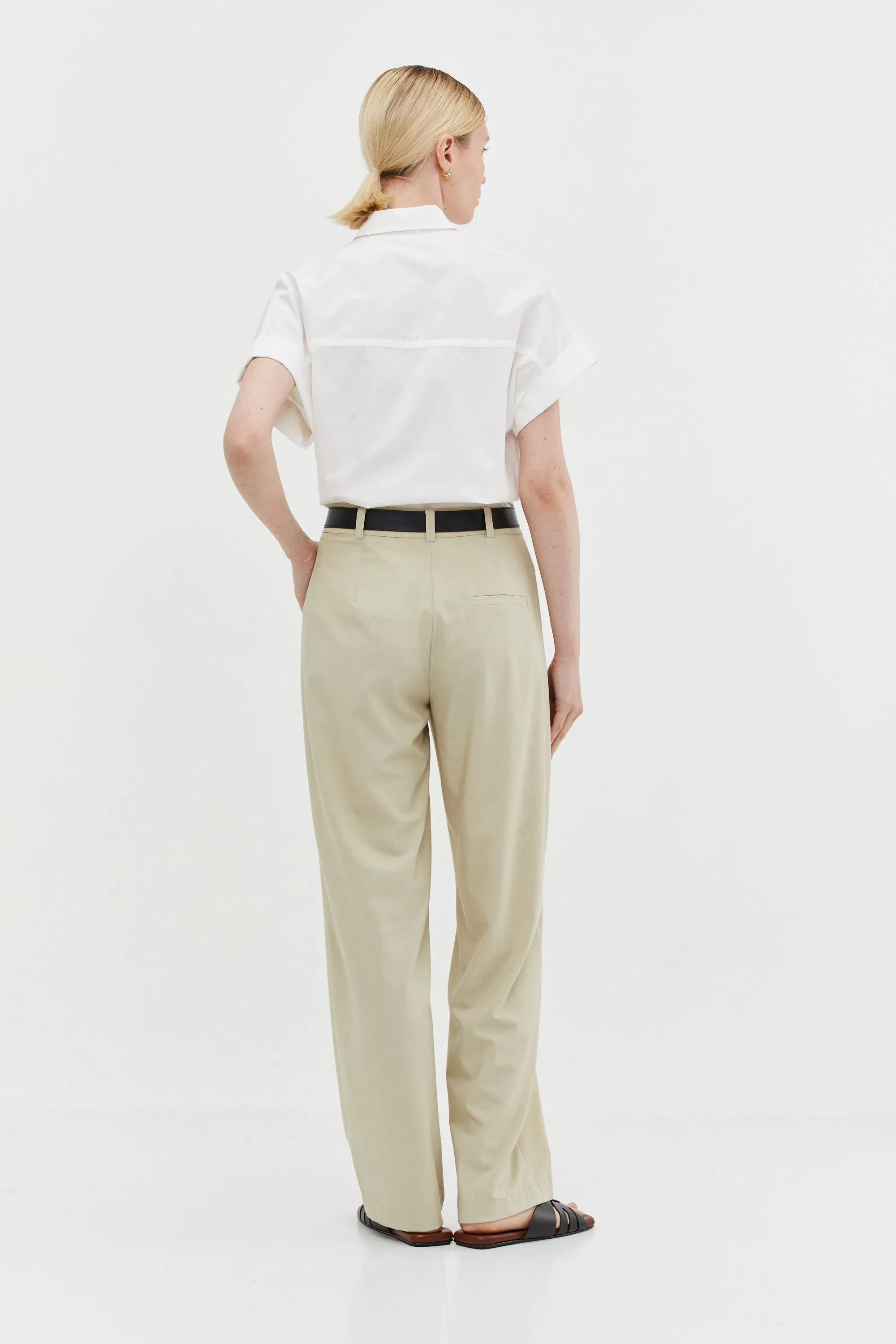 Noah Tailored Pants Beige