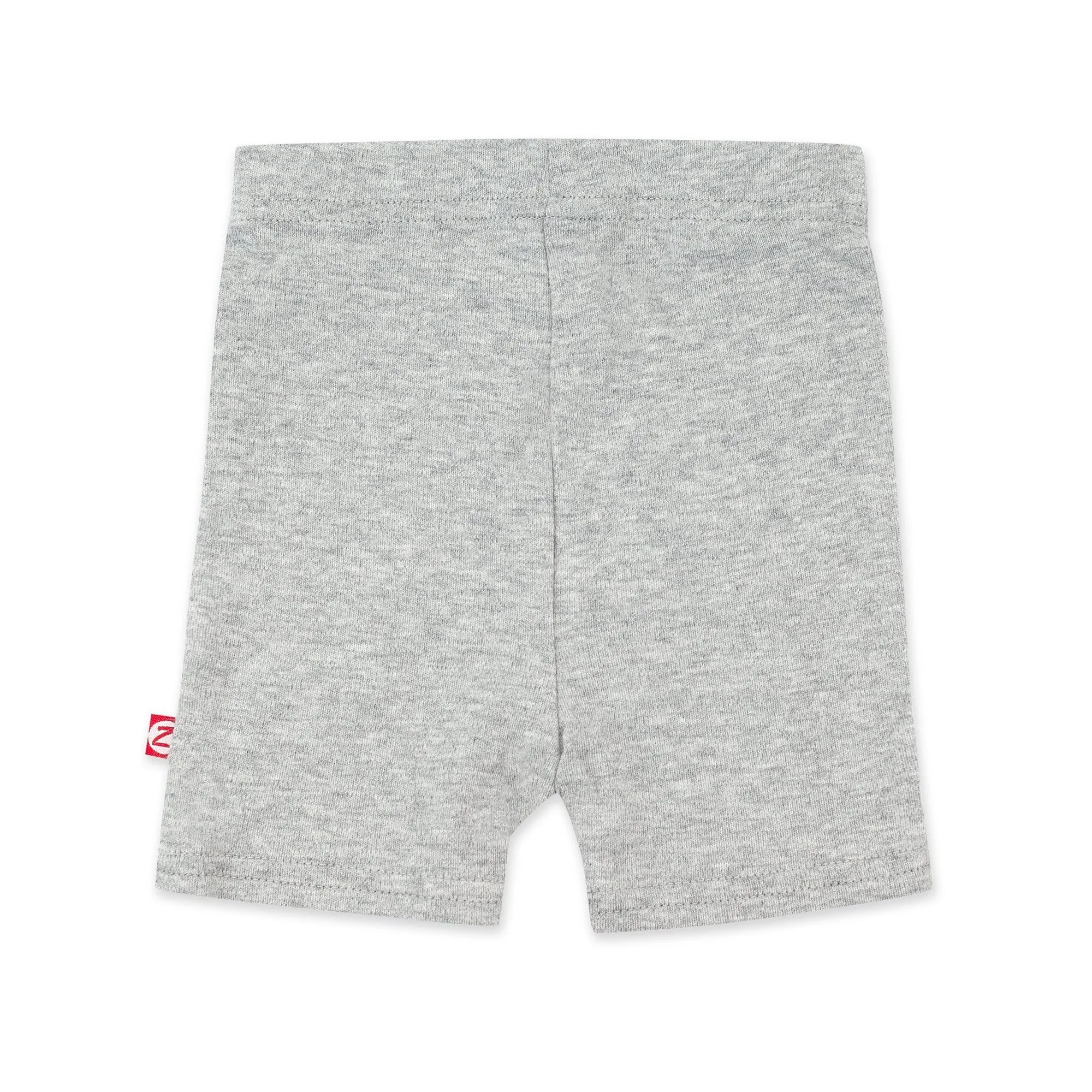 Organic Cotton Bike Short - Heather Gray