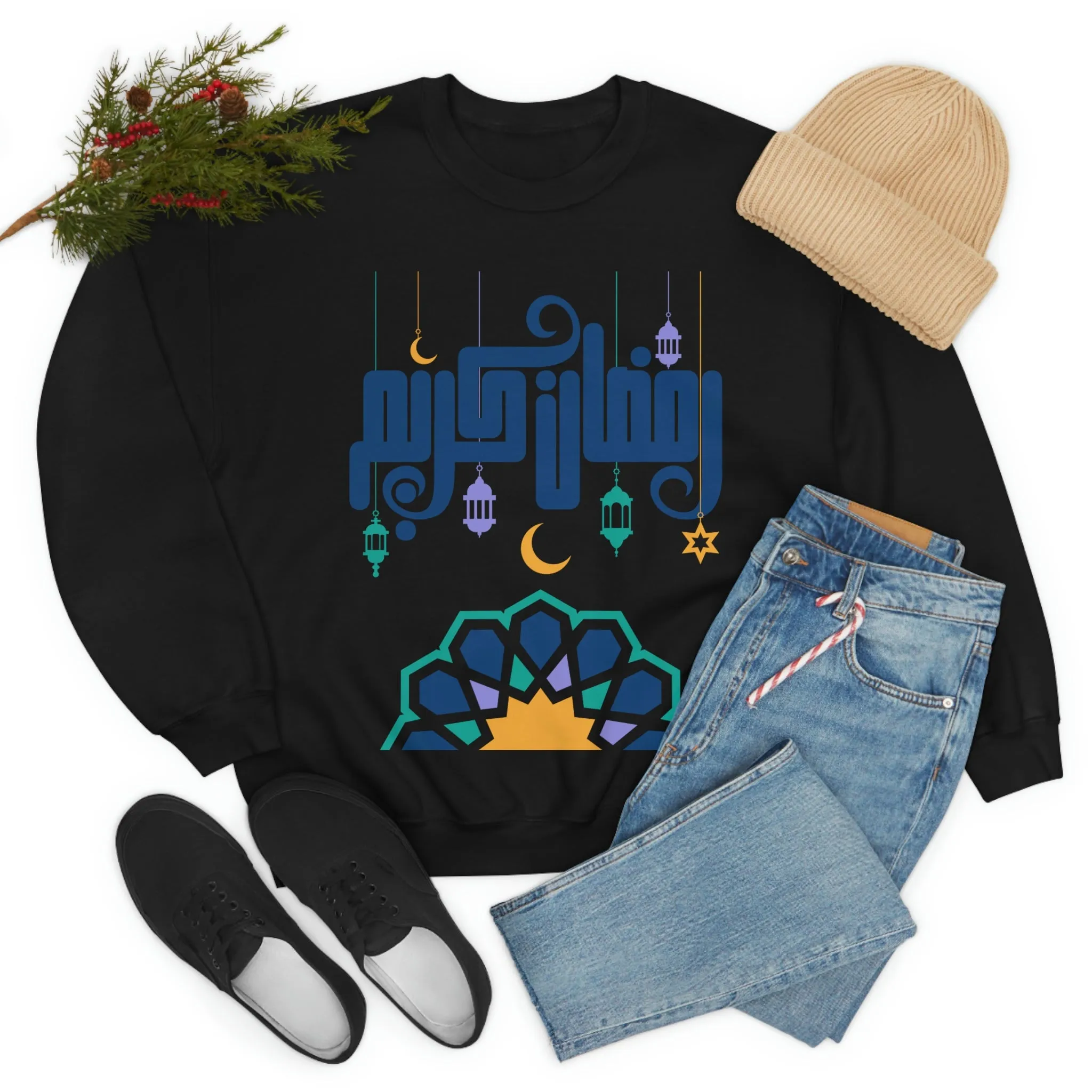 Ramadan Kareem (Style 20) - Unisex Heavy Blend™ Crewneck Sweatshirt