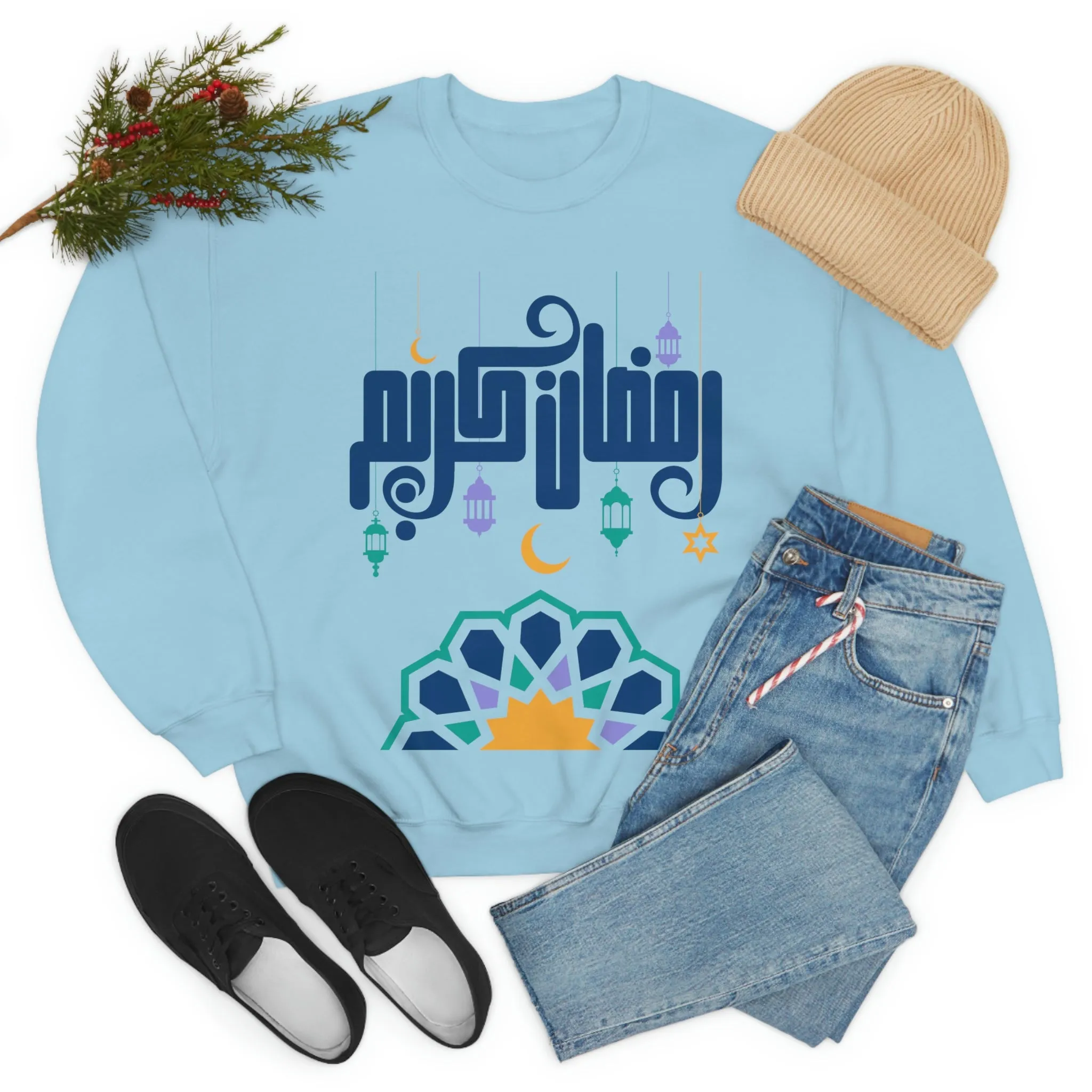 Ramadan Kareem (Style 20) - Unisex Heavy Blend™ Crewneck Sweatshirt