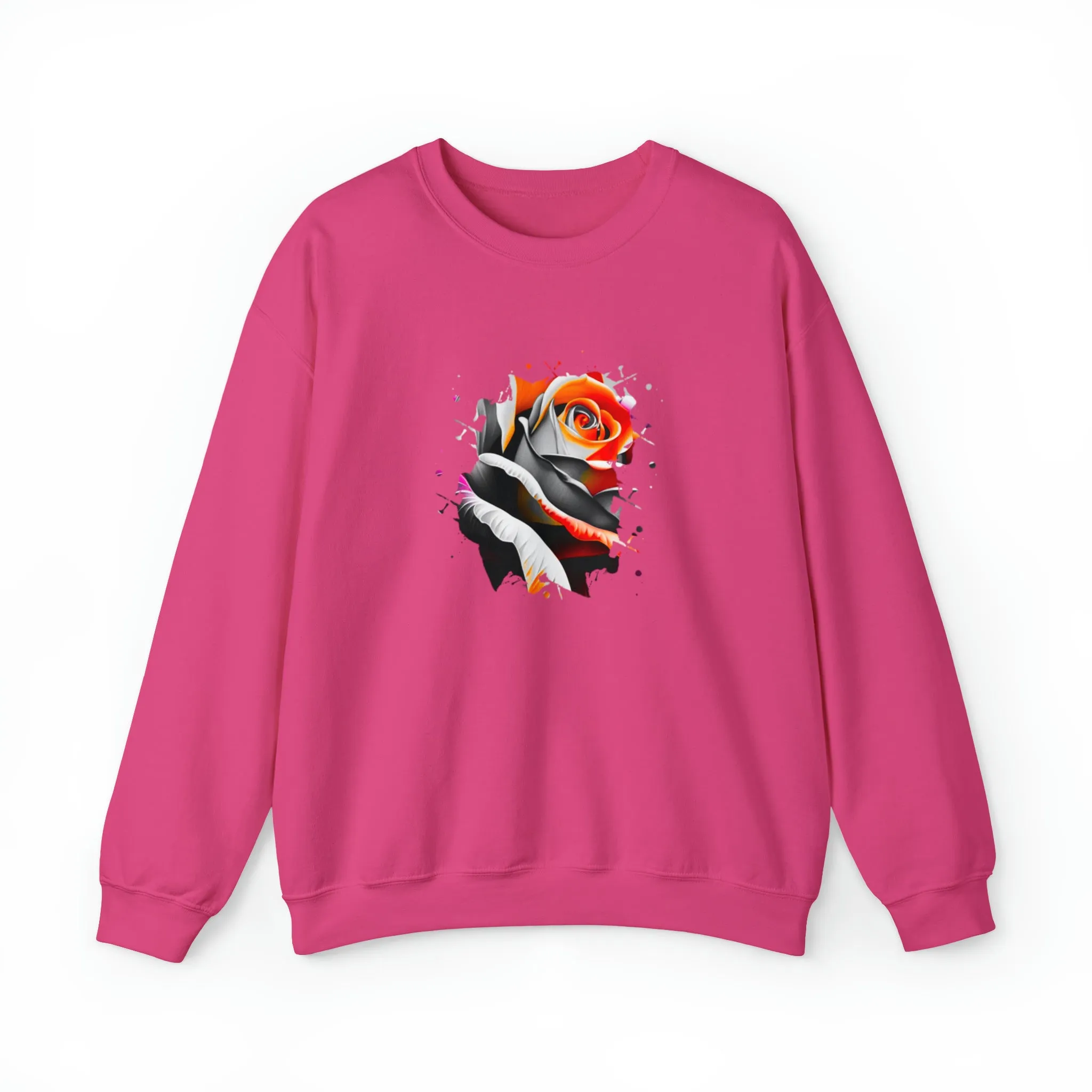 Rose Unisex Heavy Blend™ Crewneck Sweatshirt