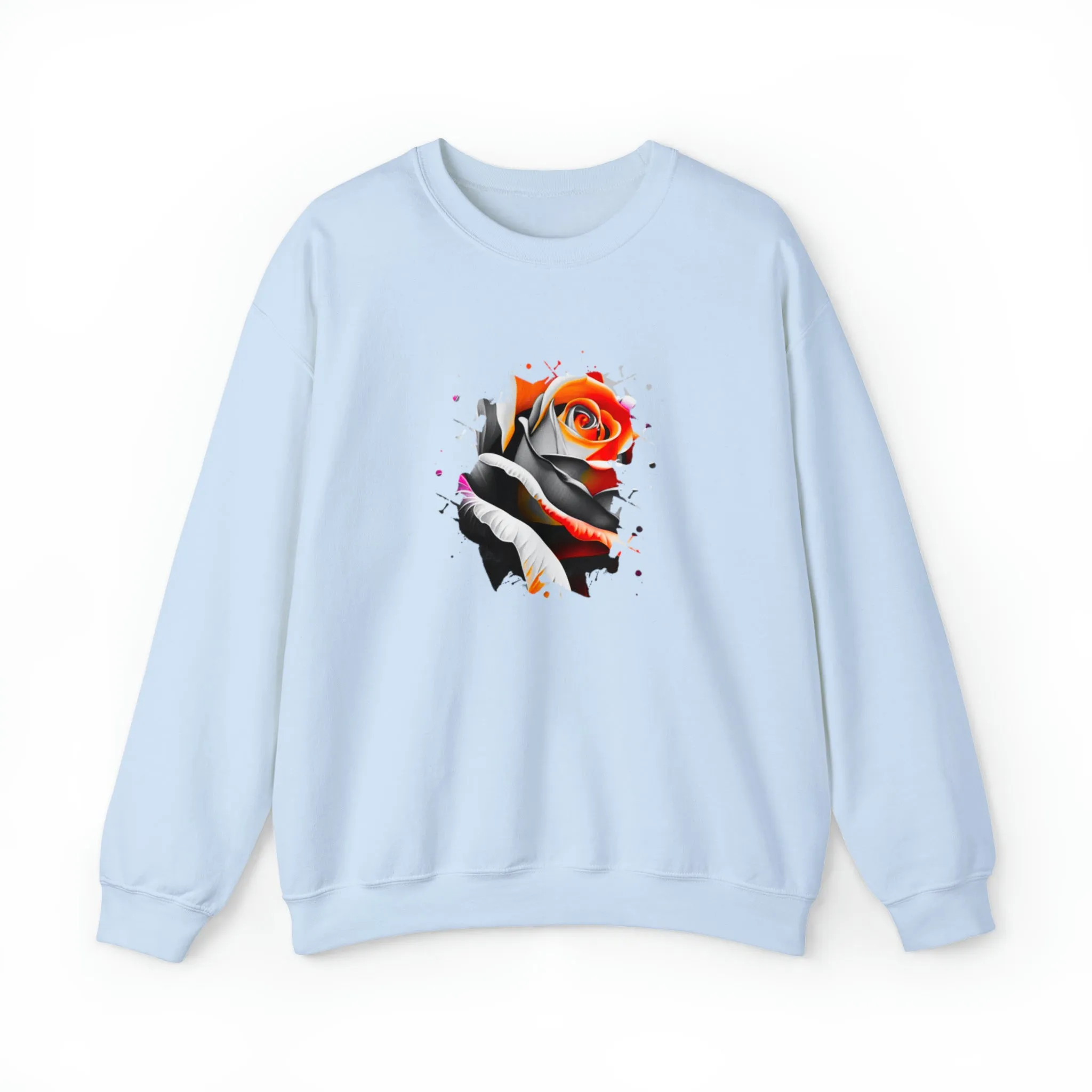 Rose Unisex Heavy Blend™ Crewneck Sweatshirt