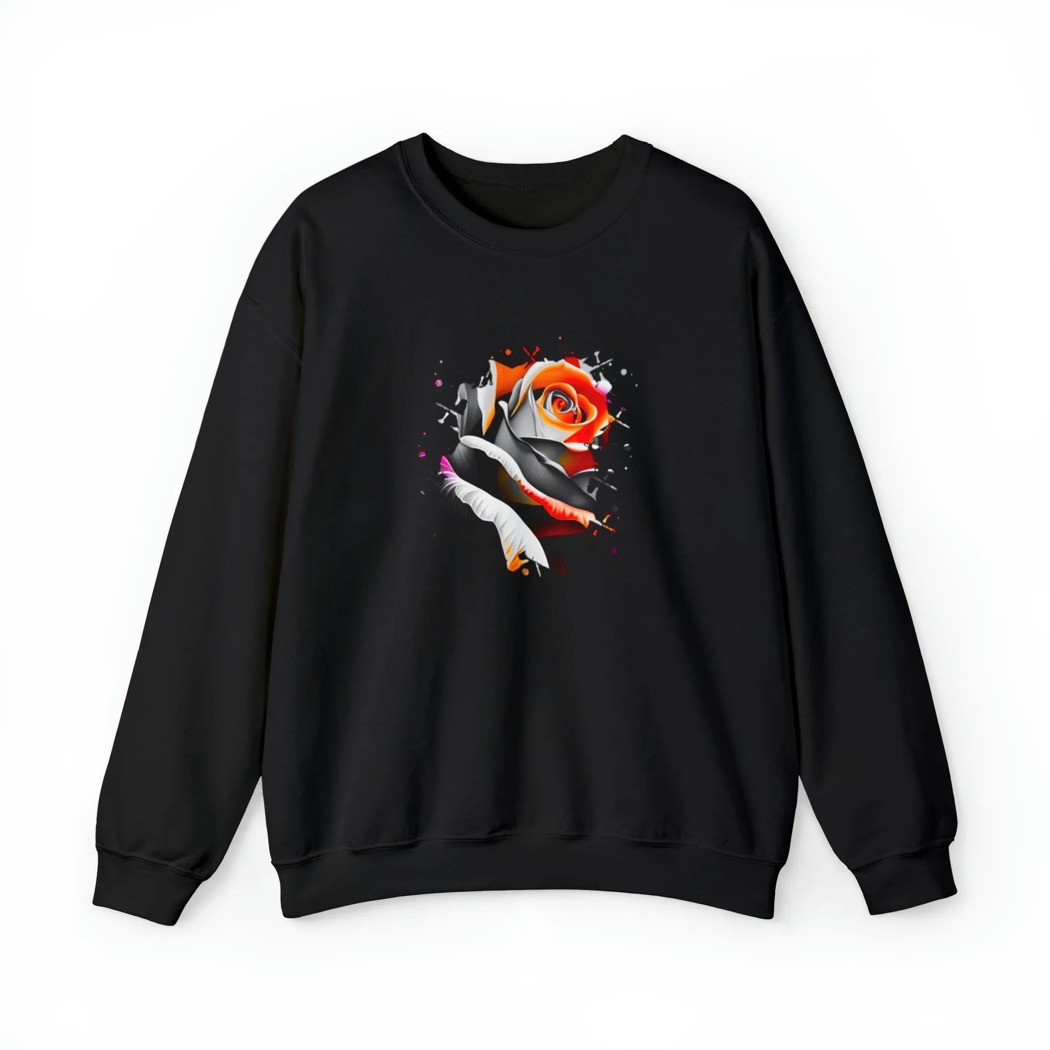 Rose Unisex Heavy Blend™ Crewneck Sweatshirt