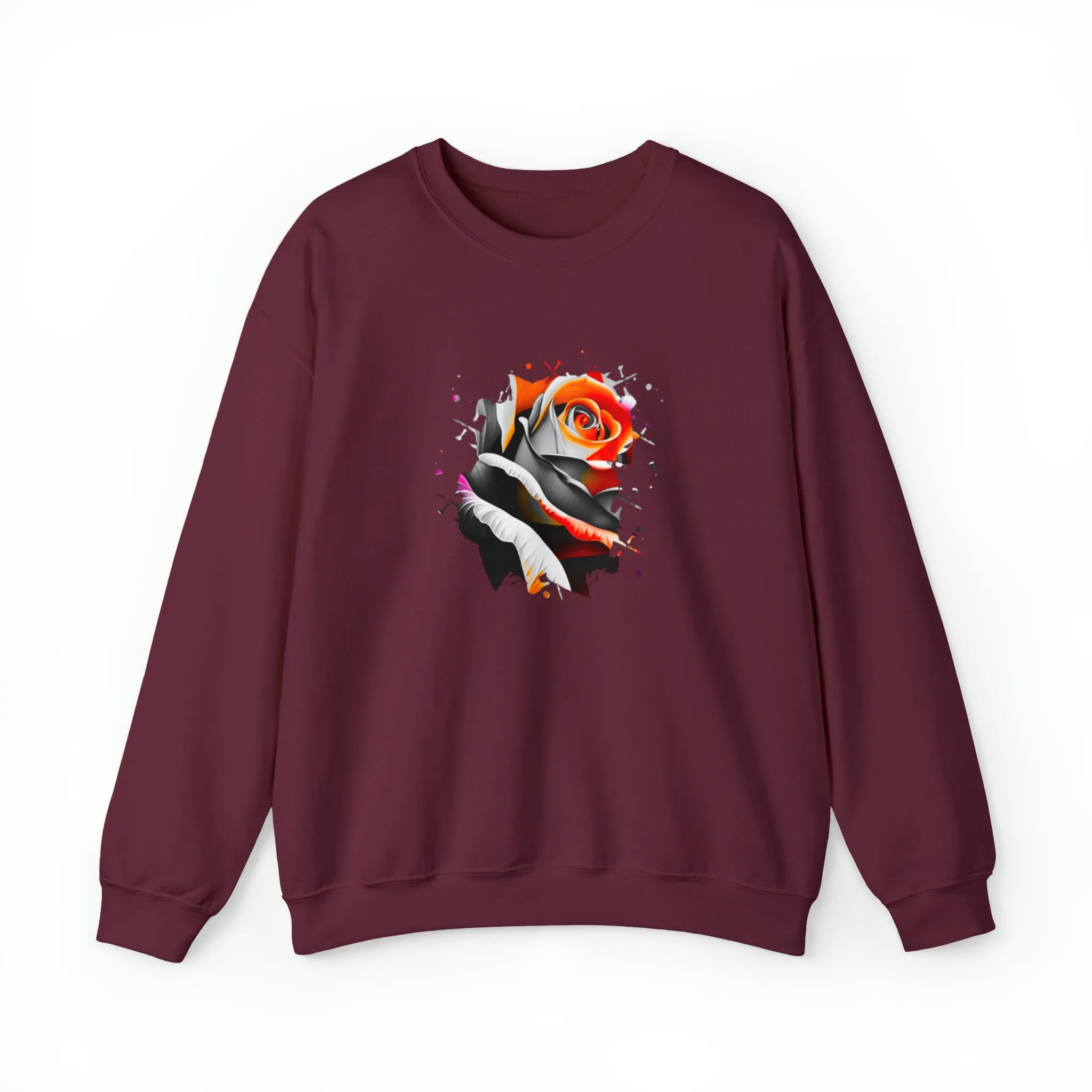 Rose Unisex Heavy Blend™ Crewneck Sweatshirt