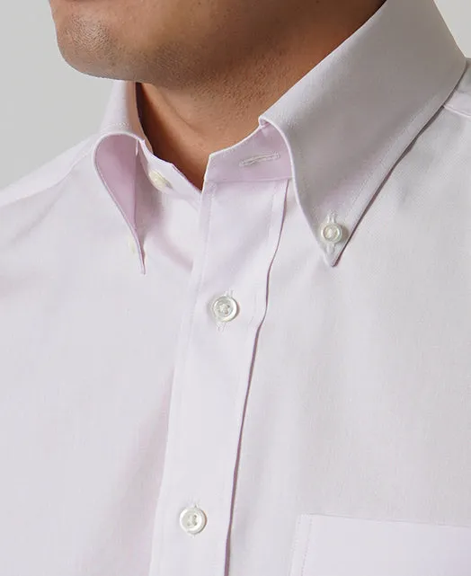 Short Sleeve Shirt - Button Down Pinpoint Oxford PALPA EASY CARE