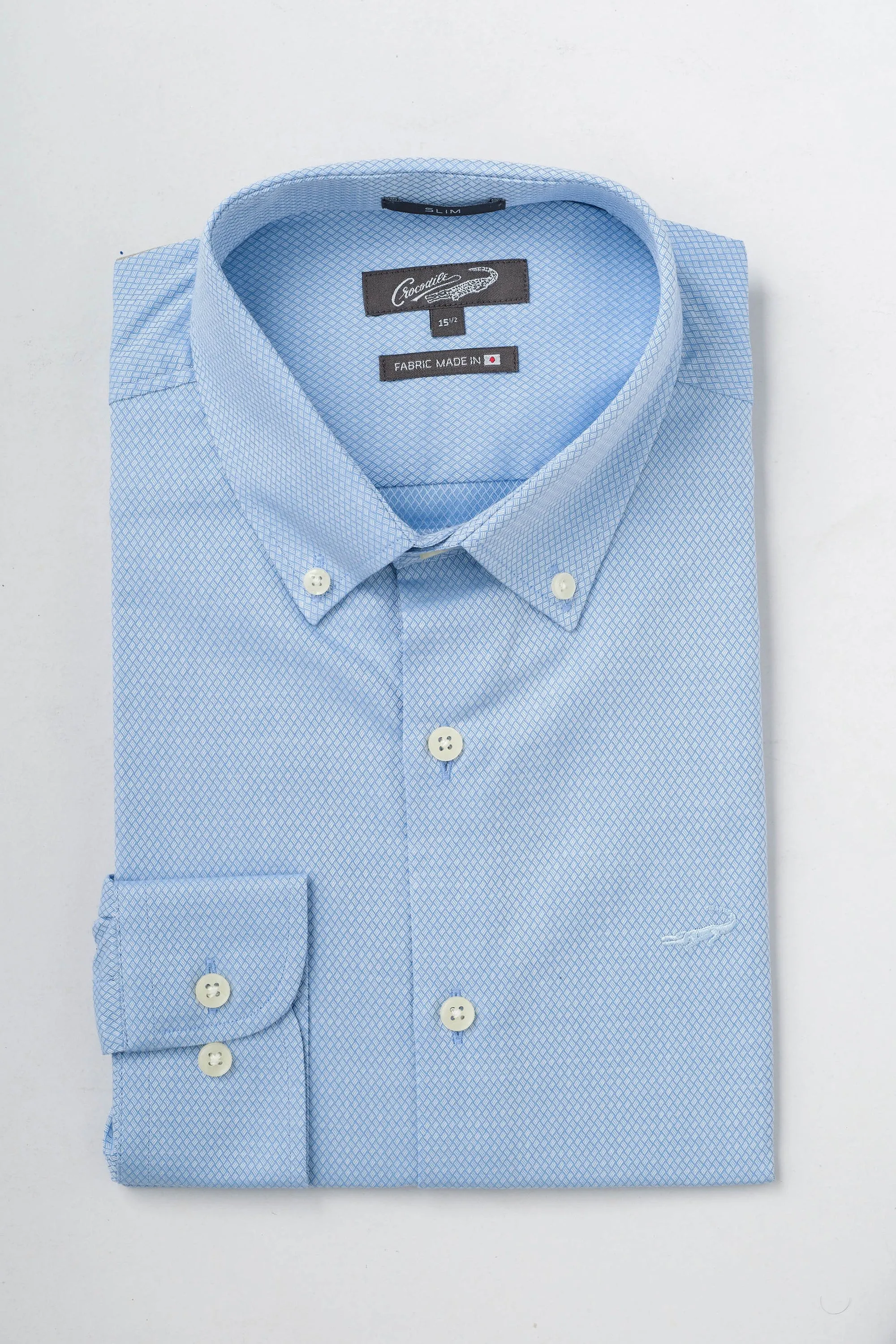 Slim Fit-Casual Shirts-Blue Forever