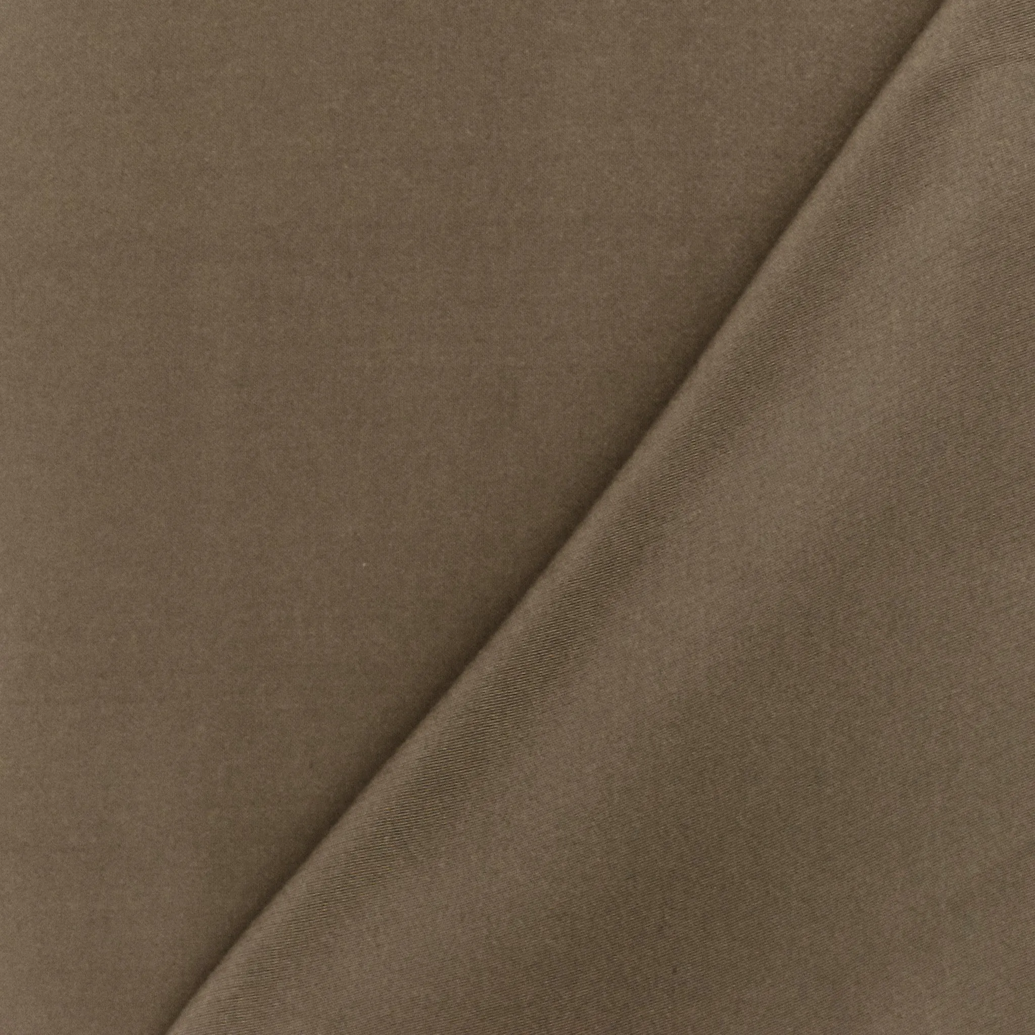 Spanish Moss Brown Silk Crepe De Chine Fabric