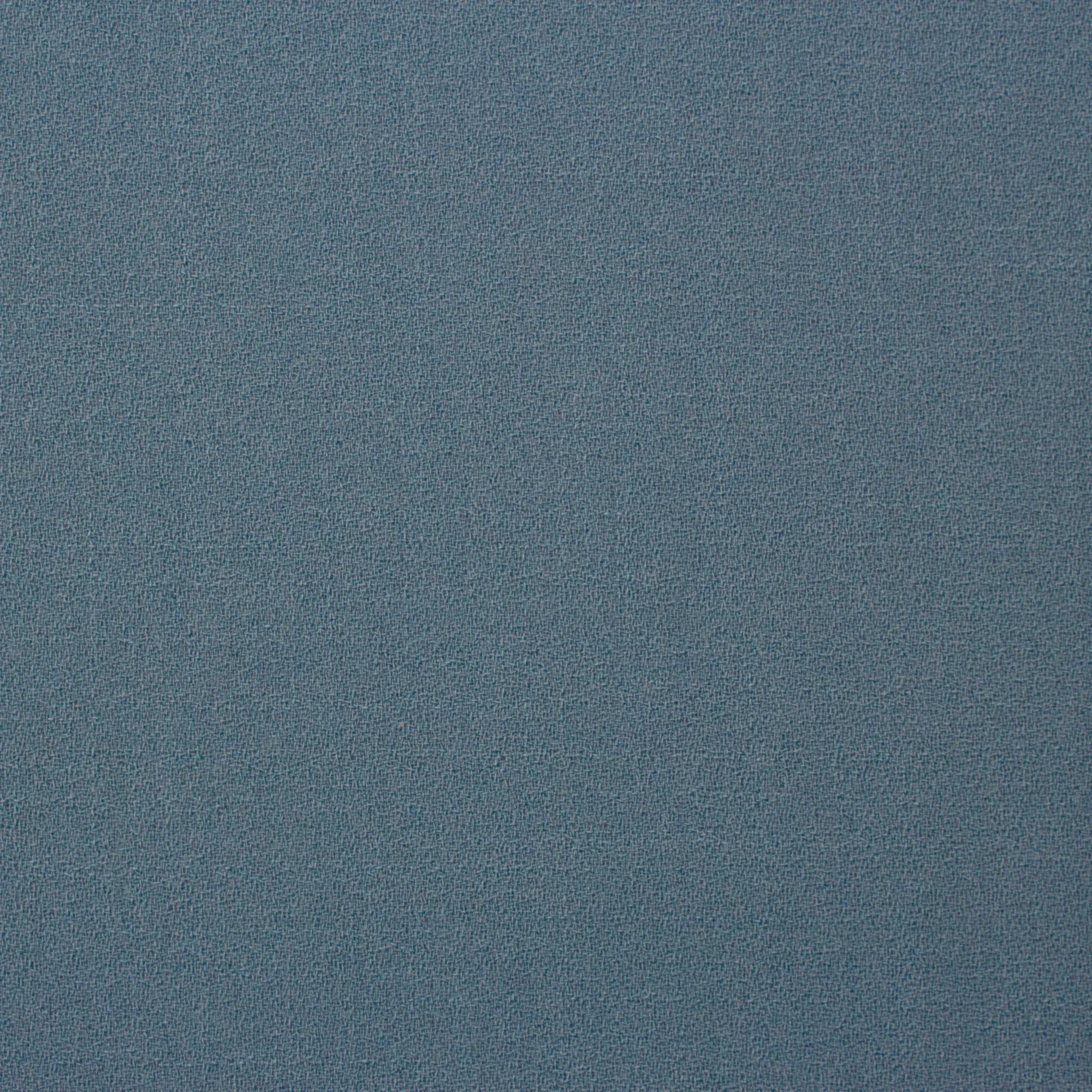 Steel Blue Single Wool Crêpe