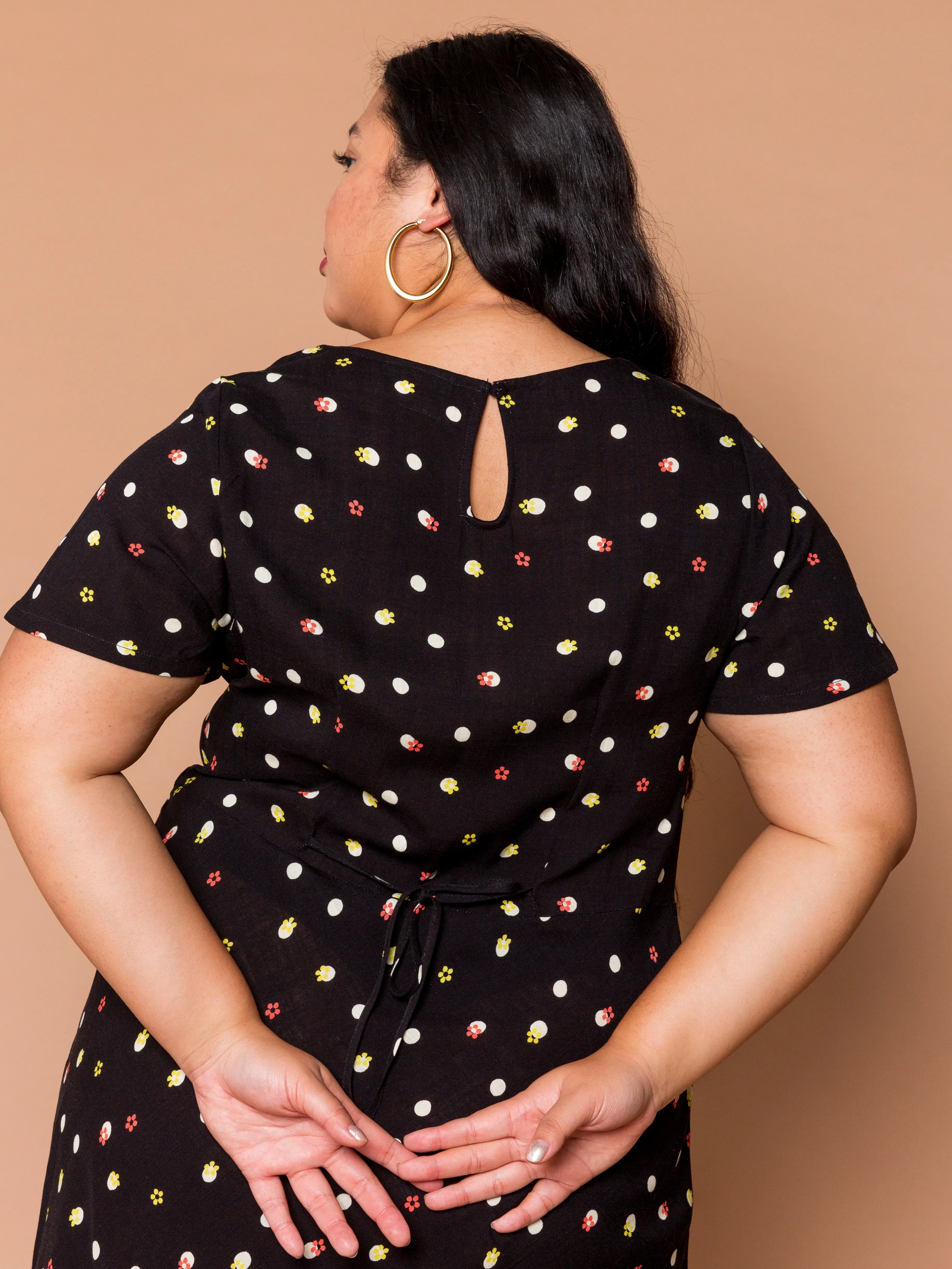 THE EVERYDAY RUCHED DRESS - Delia Dot