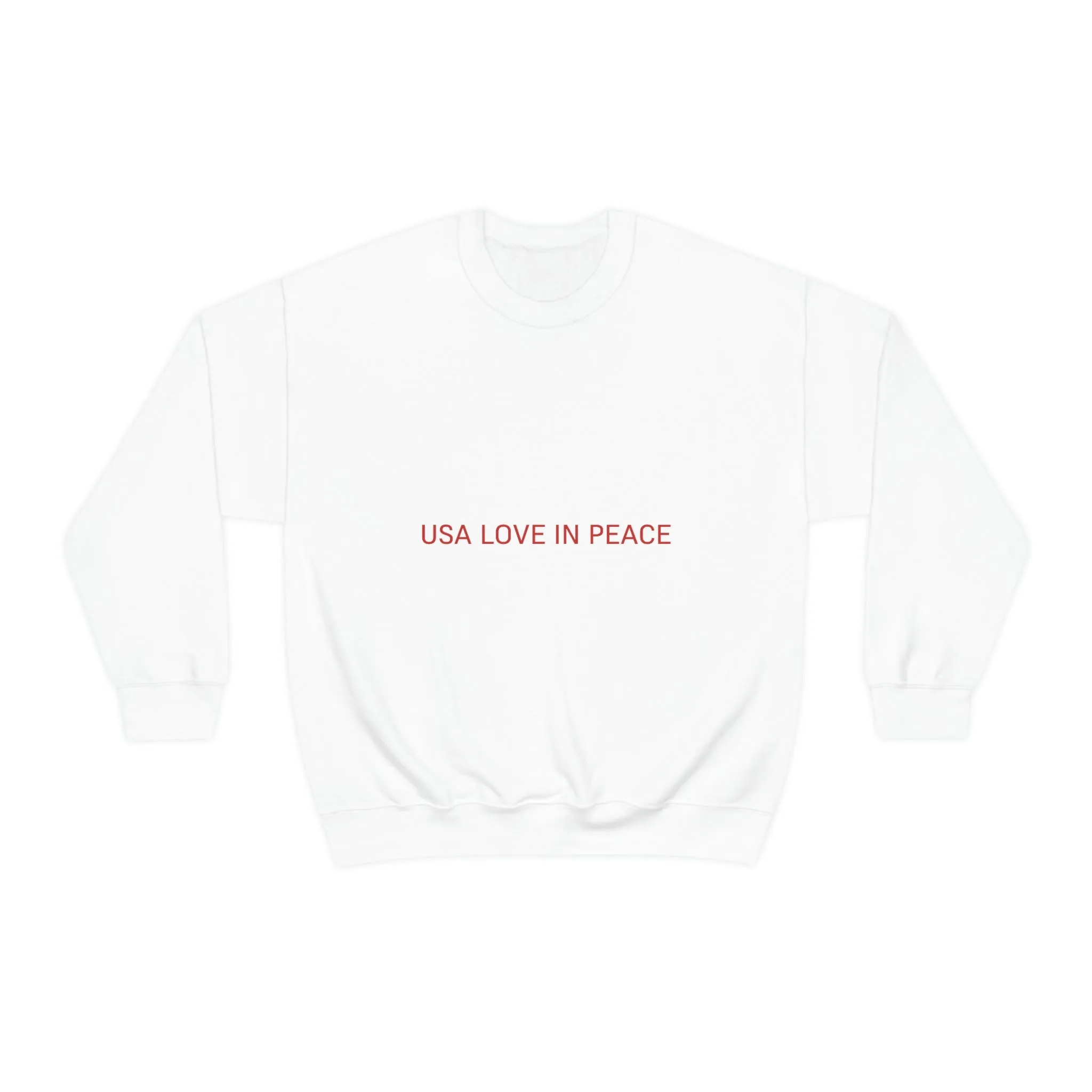 Unisex Heavy Blend™ Crewneck Sweatshirt  USA LOVE IN PEACE