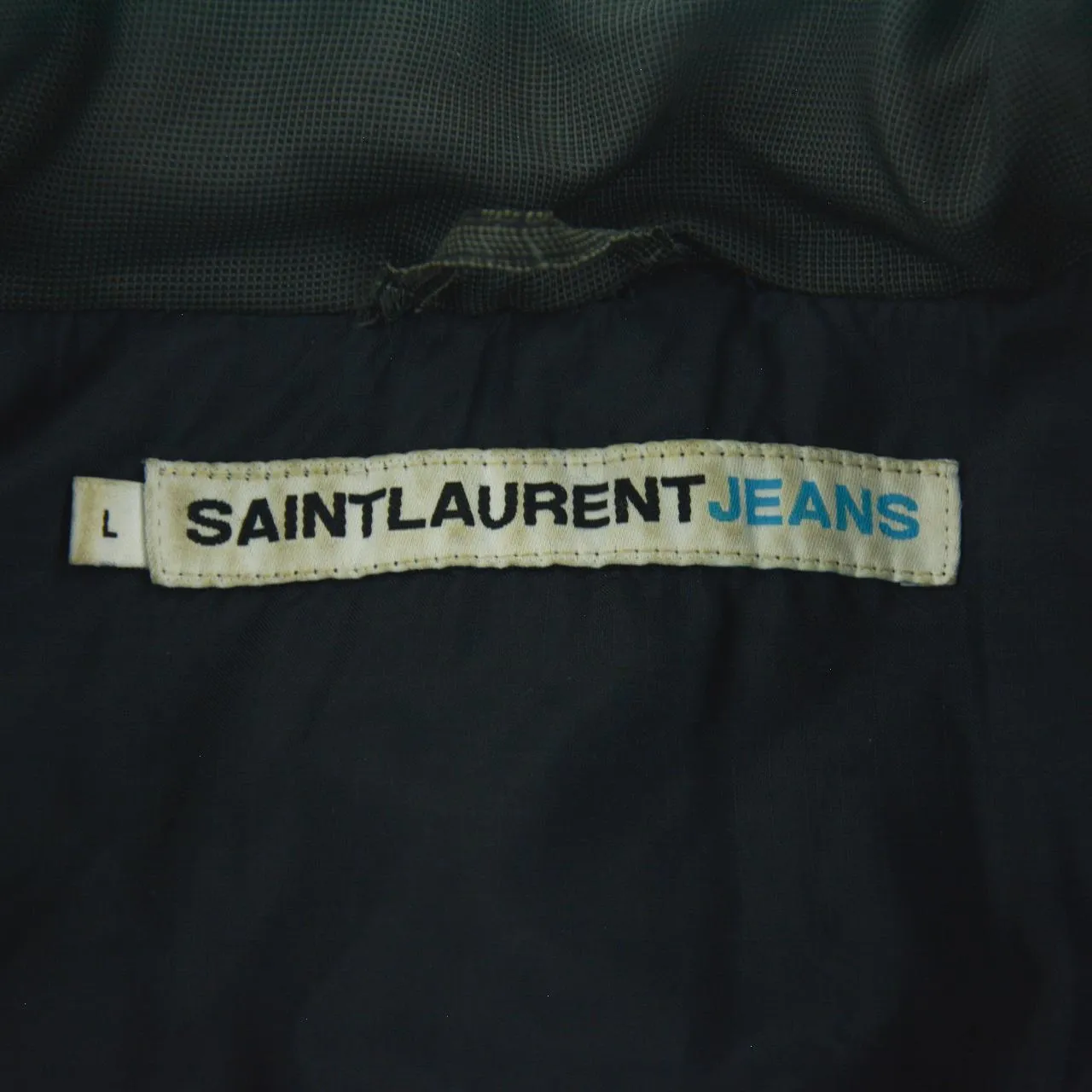 Vintage YSL Yves Saint Laurent Puffer Jacket Size L