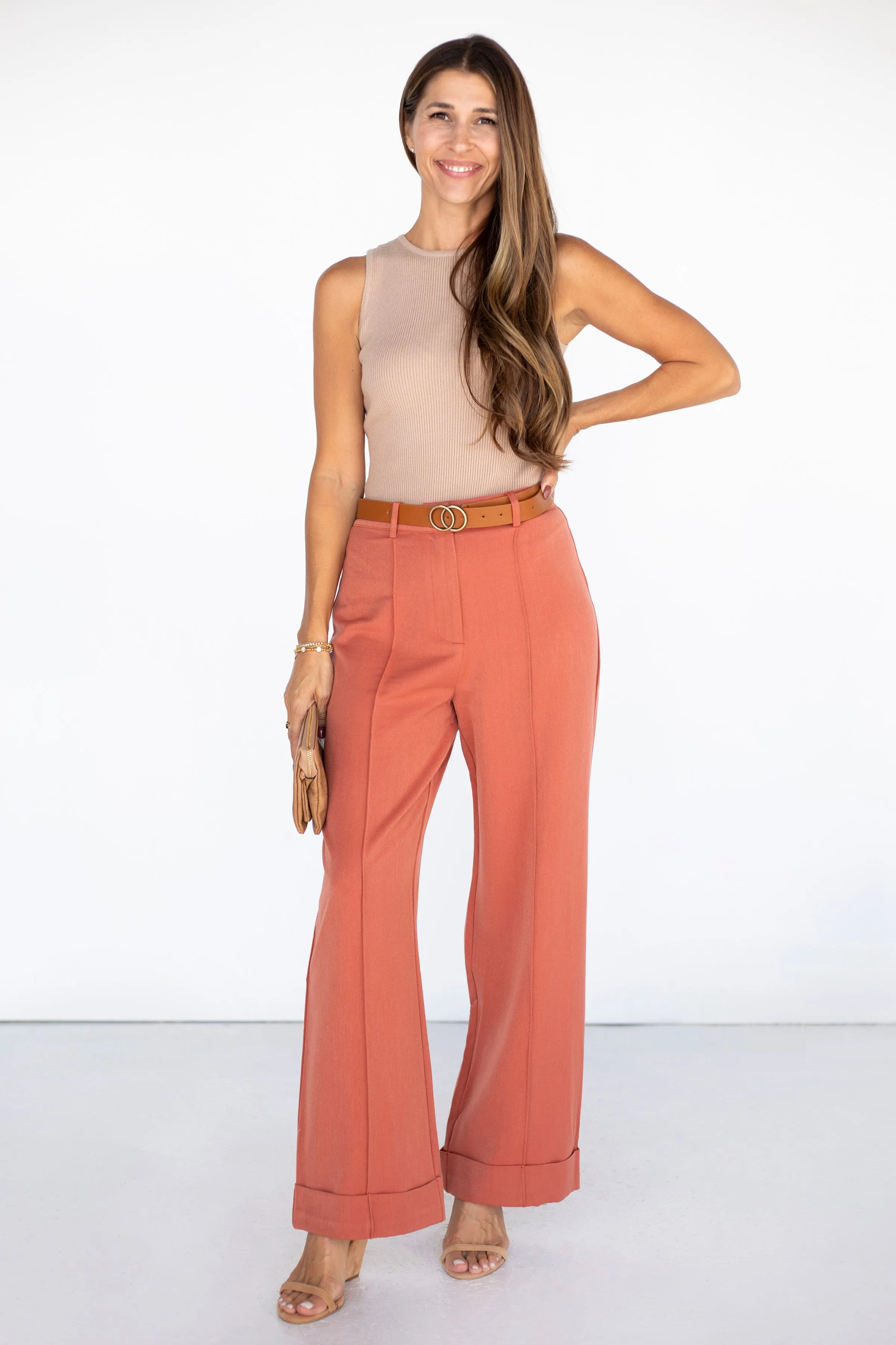 Vivian Tailored Cuffed Trouser - FINAL SALE